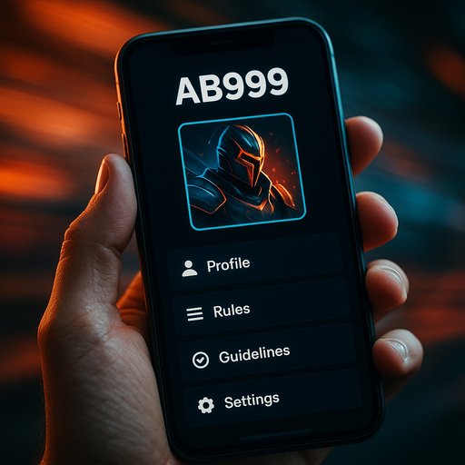 AB999 user profile screen on smartphone