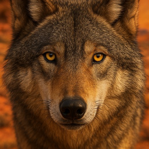 AB999 Wolf Gold desert visuals